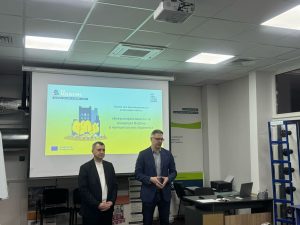 Під час зустрічі з учасниками тренінгів